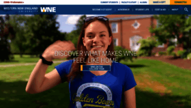 What Wne.edu website looked like in 2023 (1 year ago)