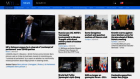 What Worldnews.com website looked like in 2023 (1 year ago)