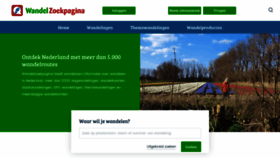 What Wandelzoekpagina.nl website looked like in 2023 (1 year ago)