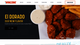 What Wingzone.com website looked like in 2023 (1 year ago)