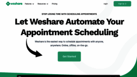 What Weshare.net website looked like in 2023 (1 year ago)