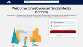 What Webyourself.eu website looked like in 2023 (1 year ago)