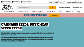 What Weedseedshop.com website looked like in 2023 (1 year ago)