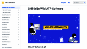 What Wiki.atpsoftware.vn website looked like in 2023 (1 year ago)