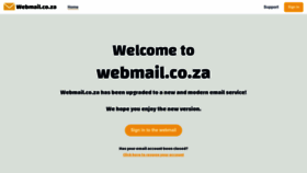 What Webmail.co.za website looked like in 2023 (1 year ago)