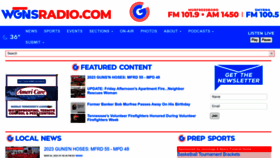 What Wgnsradio.com website looked like in 2023 (1 year ago)