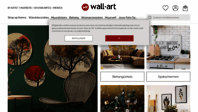 What Wall-art.nl website looked like in 2023 (1 year ago)
