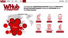 What Whub.io website looked like in 2023 (1 year ago)