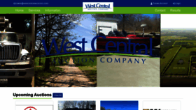What Westcentralauctionco.com website looked like in 2023 (1 year ago)
