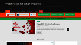 What Watchfaces.be website looked like in 2023 (1 year ago)