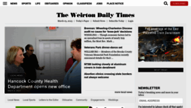What Weirtondailytimes.com website looked like in 2023 (1 year ago)