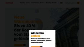 What Weishaupt.de website looked like in 2023 (1 year ago)