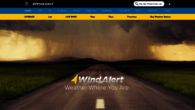 What Windalert.com website looked like in 2023 (1 year ago)
