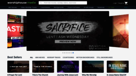 What Worshiphousemedia.com website looked like in 2023 (1 year ago)