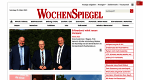 What Wochenspiegellive.de website looked like in 2023 (1 year ago)