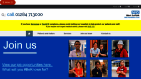 What Wsh.nhs.uk website looked like in 2023 (1 year ago)