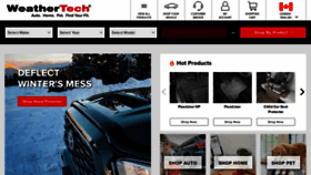 What Weathertech.ca website looked like in 2023 (1 year ago)