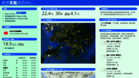 What Weather.com.hk website looked like in 2023 (1 year ago)