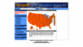 What Wxusa.com website looked like in 2023 (1 year ago)