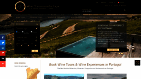 What Winetourismportugal.com website looked like in 2023 (1 year ago)