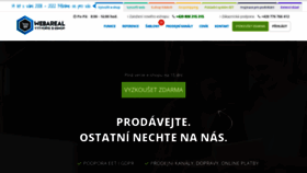 What Webareal.cz website looked like in 2023 (3 years ago)