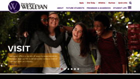 What Wesleyancollege.edu website looked like in 2023 (1 year ago)