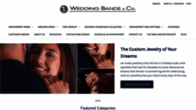 What Weddingbandscompany.com website looked like in 2023 (1 year ago)