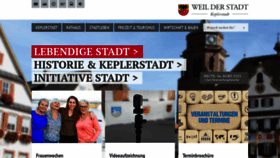 What Weil-der-stadt.de website looked like in 2023 (1 year ago)
