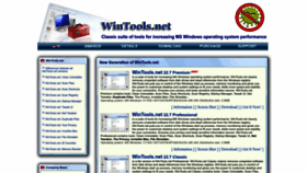 What Wintools.net website looked like in 2023 (1 year ago)