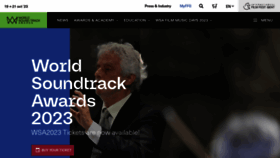 What Worldsoundtrackawards.com website looked like in 2023 (1 year ago)