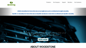 What Woodstone.nu website looked like in 2023 (2 years ago)