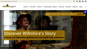 What Wiltshiremuseum.org.uk website looked like in 2023 (1 year ago)