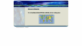 What Weltzeit.de website looked like in 2023 (1 year ago)