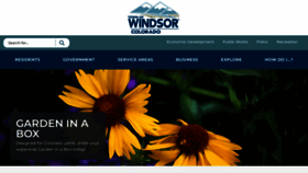 What Windsorgov.com website looked like in 2023 (1 year ago)