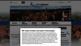 What Wiesloch.de website looked like in 2023 (1 year ago)