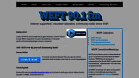 What Weft.org website looked like in 2023 (2 years ago)