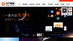 What Wanhu.cn website looked like in 2023 (1 year ago)