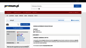 What Wiw.pl website looked like in 2023 (1 year ago)