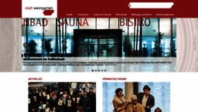 What Weingarten-online.de website looked like in 2023 (2 years ago)