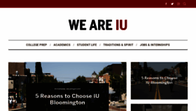 What Weareiu.com website looked like in 2023 (1 year ago)