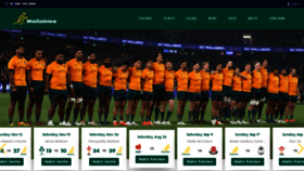 What Wallabies.rugby website looked like in 2023 (1 year ago)