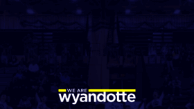 What Wyandotte.org website looked like in 2023 (1 year ago)