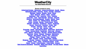 What Weathercity.com website looked like in 2023 (1 year ago)