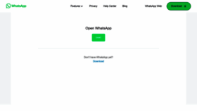 What Wa.me website looked like in 2023 (2 years ago)
