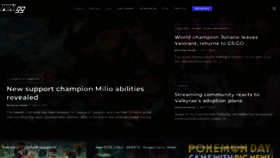 What Win.gg website looked like in 2023 (1 year ago)