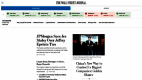What Wsj.com website looked like in 2023 (1 year ago)