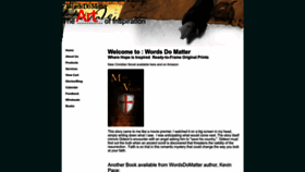 What Wordsdomatter.com website looked like in 2023 (1 year ago)
