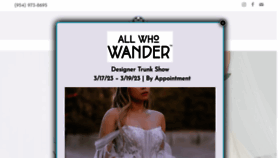 What Wonderlandbridal.com website looked like in 2023 (1 year ago)