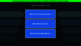 What Watchcartoons.me website looked like in 2023 (1 year ago)