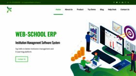 What Web-school.in website looked like in 2023 (1 year ago)